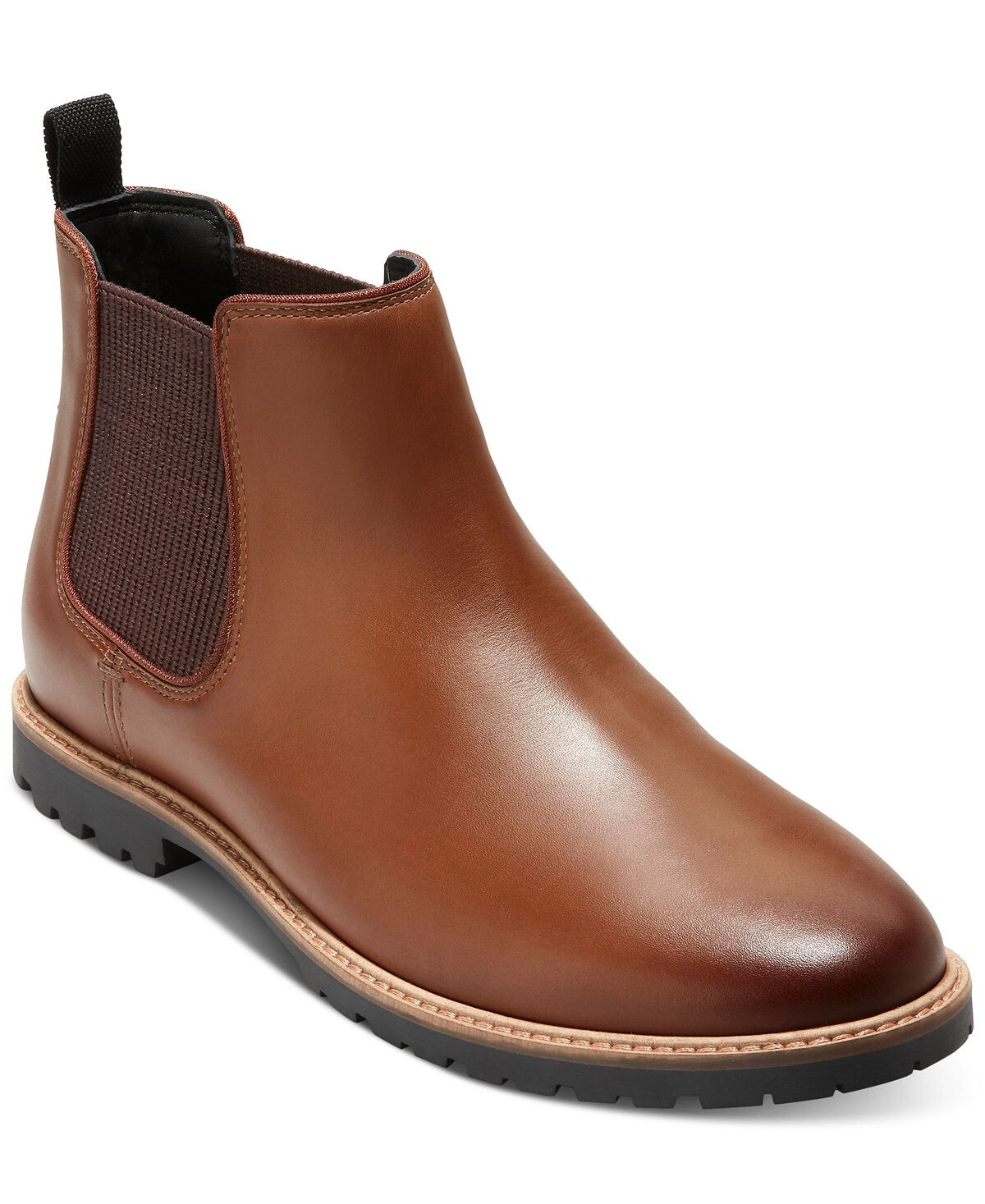 

Мужские кожаные водонепроницаемые ботинки челси Midland с выступами на подошве Cole Haan
