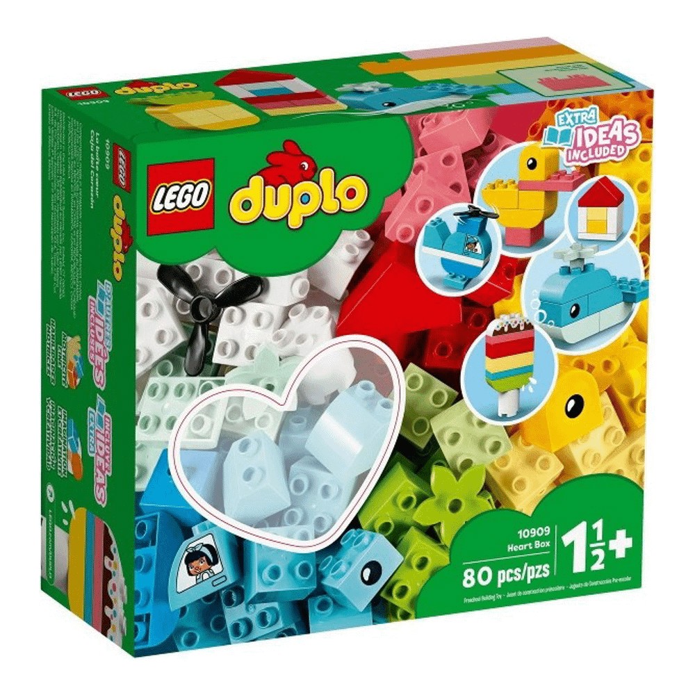 конструктор lego duplo classic 10909 шкатулка сердечко 80 дет Конструктор LEGO DUPLO 10909 Шкатулка-сердечко