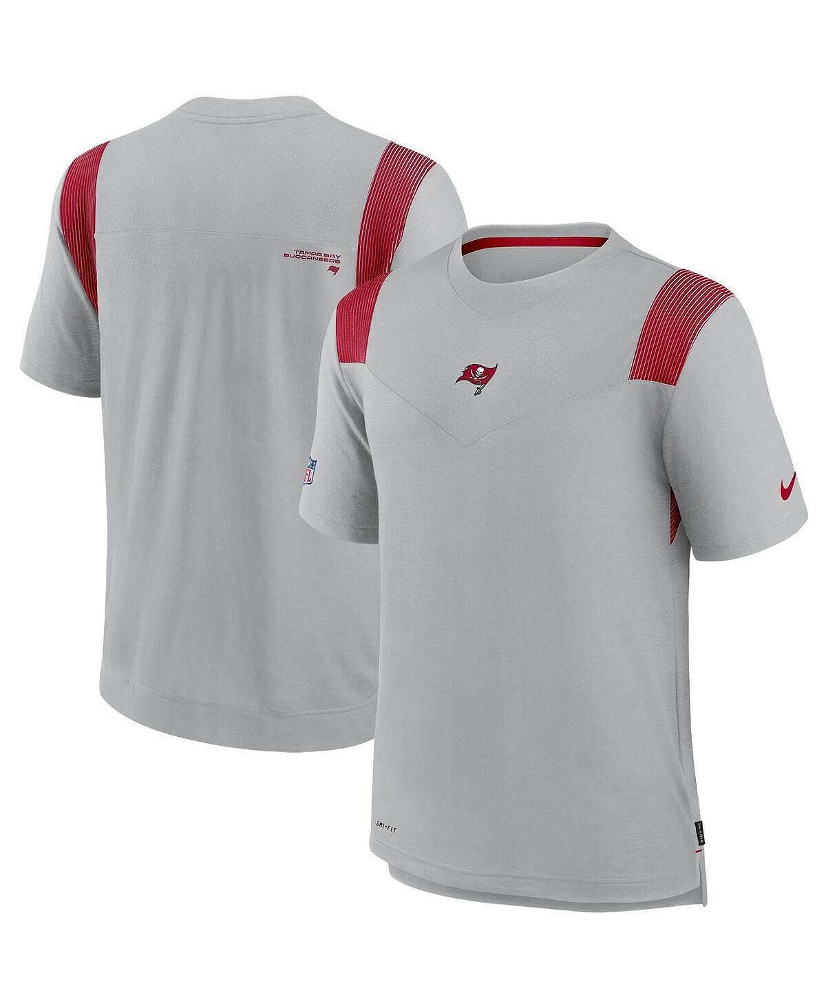 

Мужская серая футболка tampa bay buccaneers sideline player uv performance Nike, серый