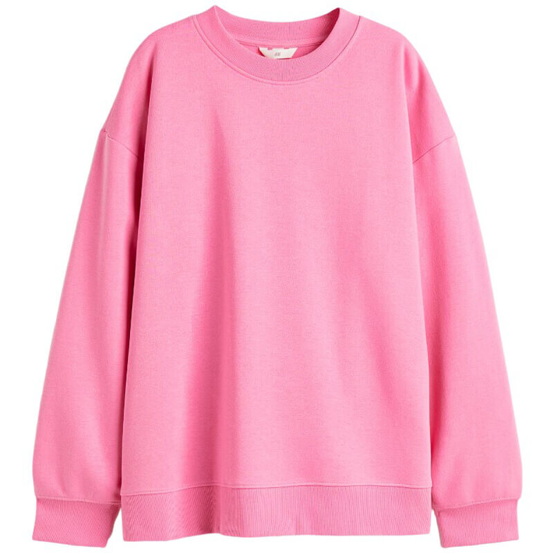 

Свитшот H&M Oversized, розовый