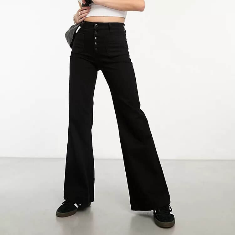 

Джинсы & Other Stories High Waist Flared Leg, черный