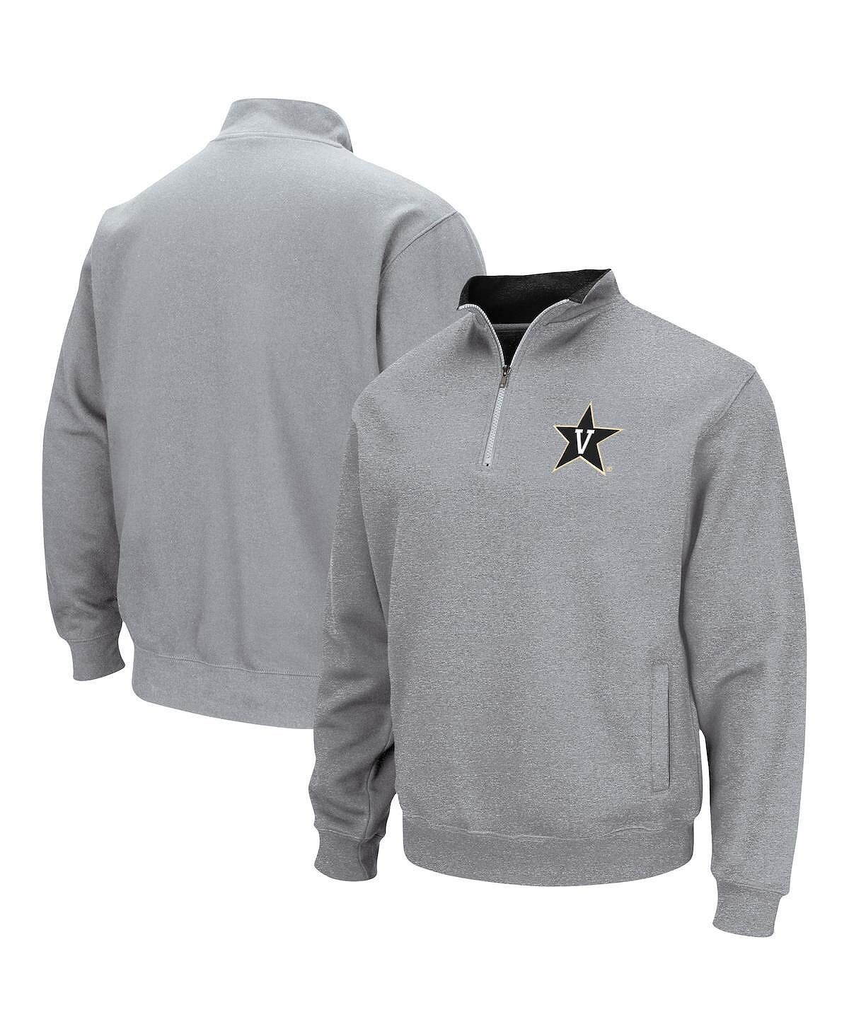 

Мужская серая куртка vanderbilt commodores tortugas team logo с молнией на четверть с логотипом Colosseum, мульти