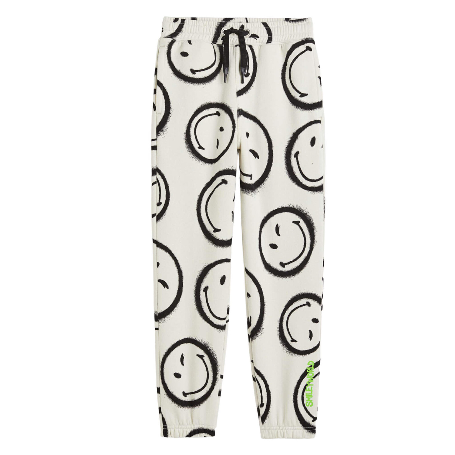 

Джоггеры H&M SmileyWorld Printed, белый