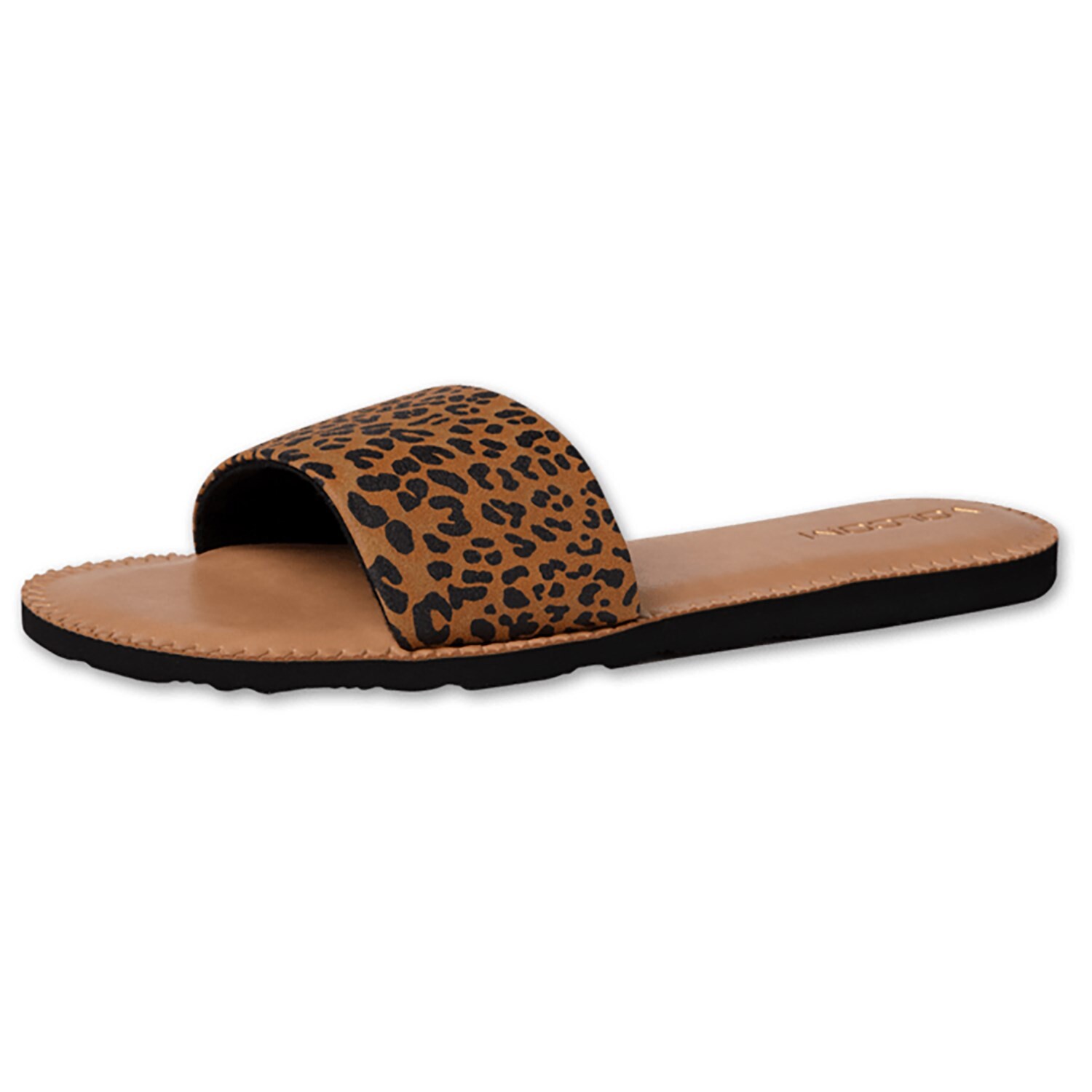 

Сандалии Volcom Simple Slide, леопардовый