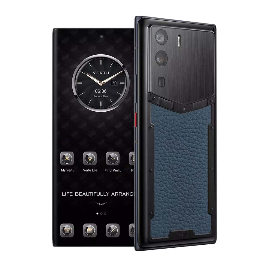 Смартфон Vertu Metavertu Calfskin 18Гб/1Тб, 2 Nano-SIM, черный/синий –  купить по выгодным ценам с доставкой из-за рубежа через сервис  «CDEK.Shopping»