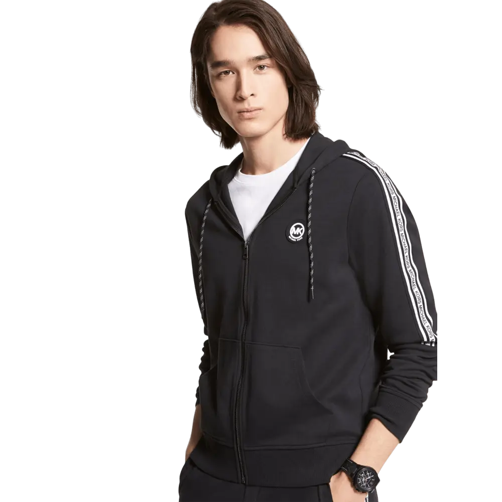 

Толстовка Michael Kors Logo Tape Cotton Blend, черный
