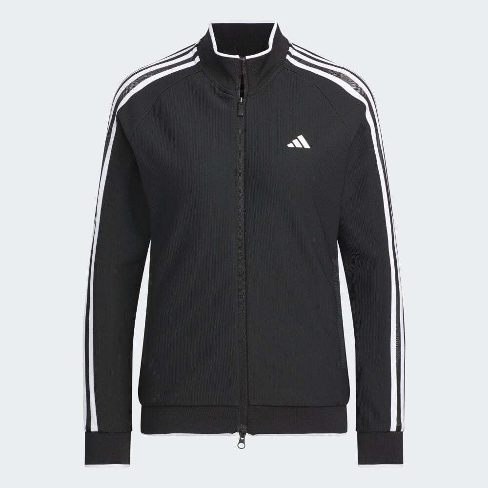 Куртка для гольфа Adidas Three Stripes Track Dry, черный
