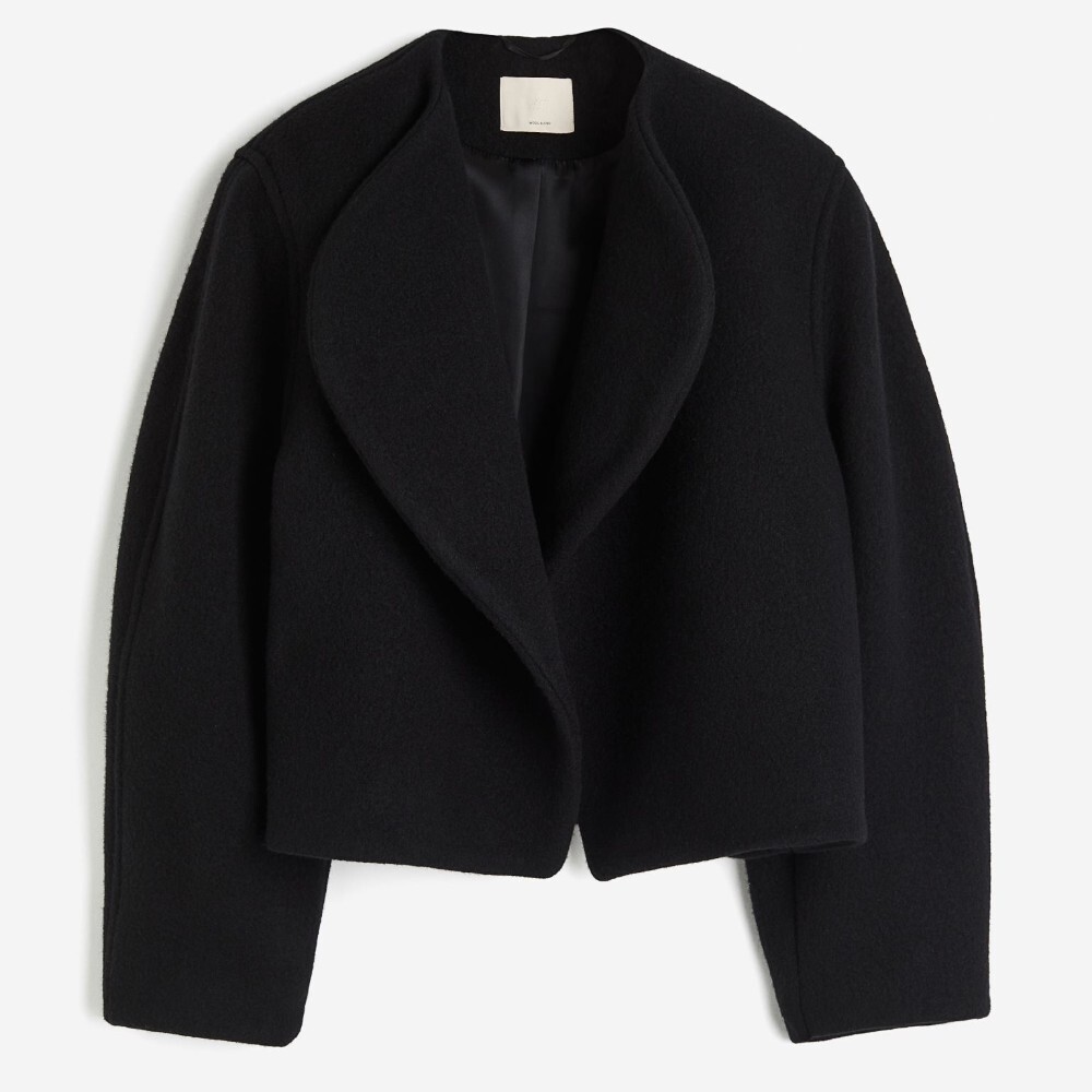 

Куртка H&M Wool-blend, черный