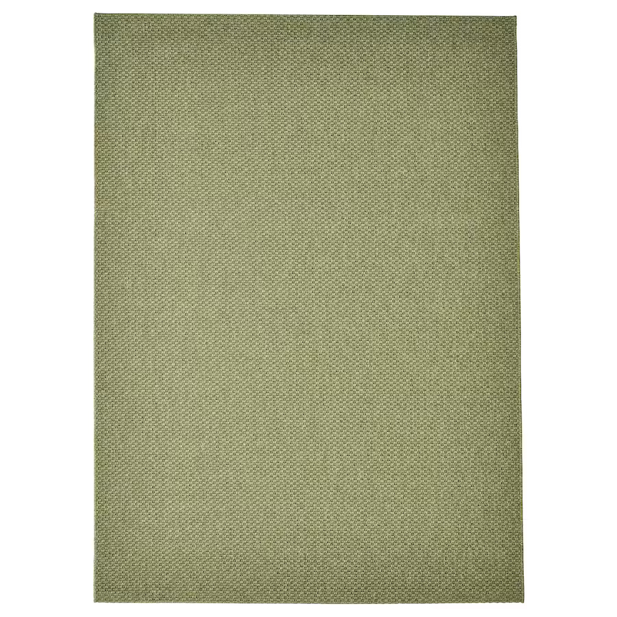 Ковер тканый Ikea Morum, 160х230 см, зеленый ковер laredoute ковер безворсовый для дома и улицы helga 160 x 230 см бежевый