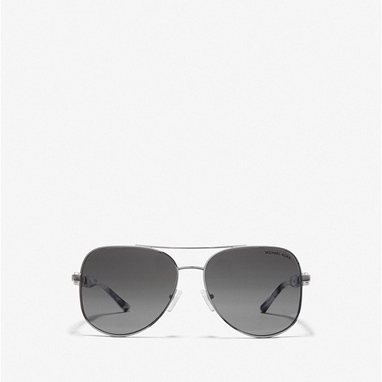 Солнцезащитные очки Michael Kors Chianti, серебристый cолнцезащитные шторки на магнитах