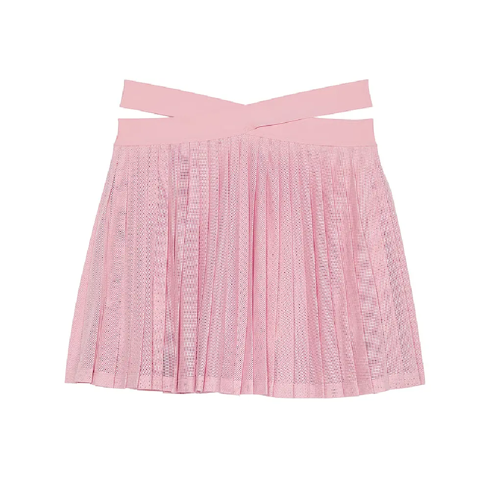 

Спортивная юбка Victoria's Secret VS Elevate Strappy Mesh Mini, розовый