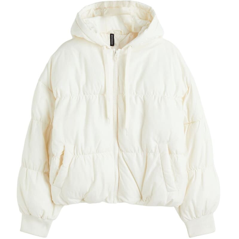 

Куртка утепленная H&M Hooded, кремовый