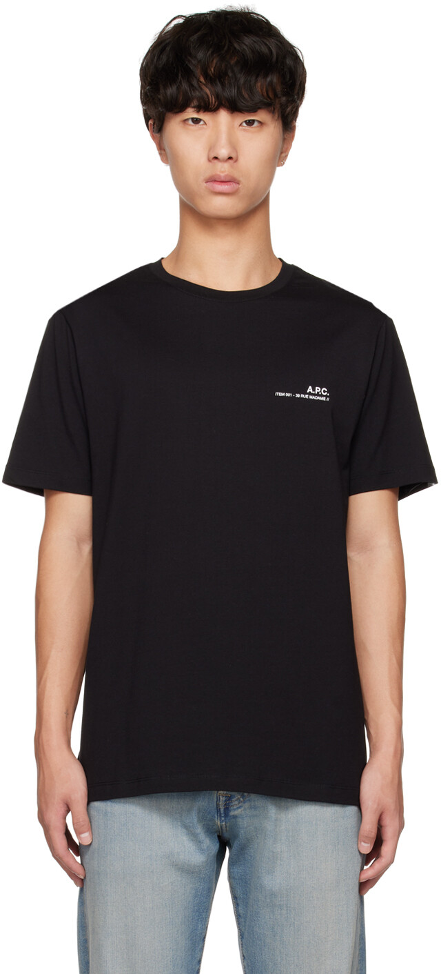 

Черная футболка Item A.P.C.