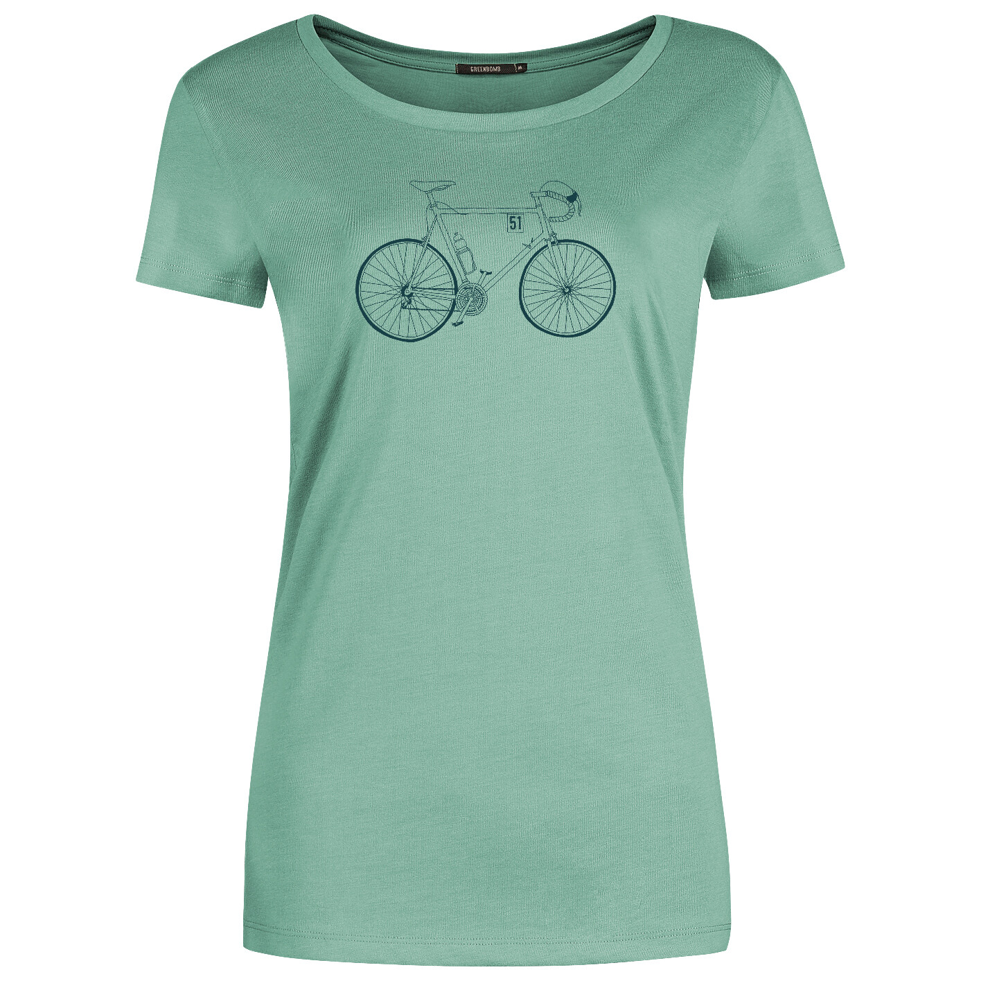 

Футболка Greenbomb Bike Classic Loves T-Shirt Cotton, цвет Pale Green