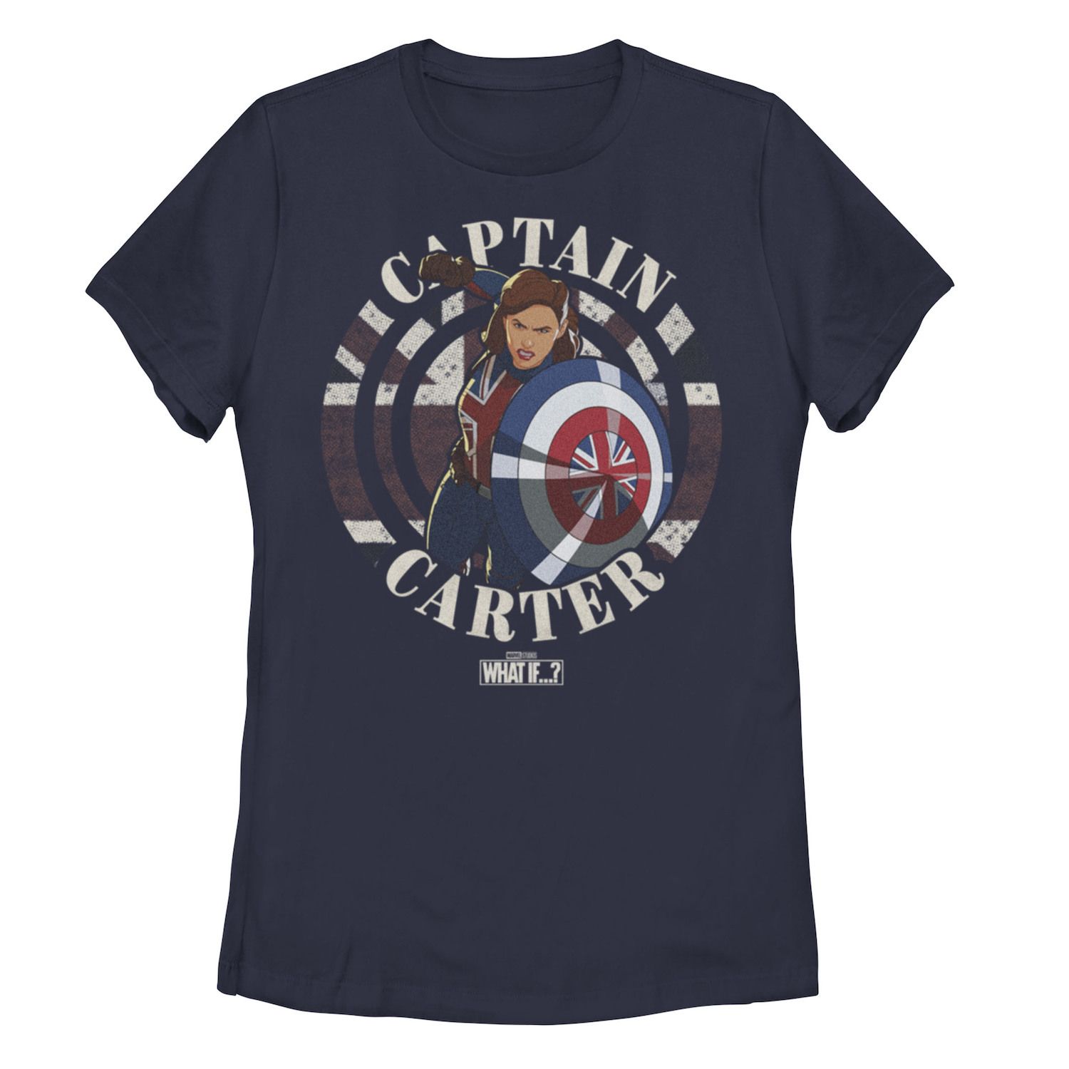 Детская футболка с рисунком Marvel What If Captain Carter Licensed Character фигурка funko what if captain carter stealth suit 968 58653