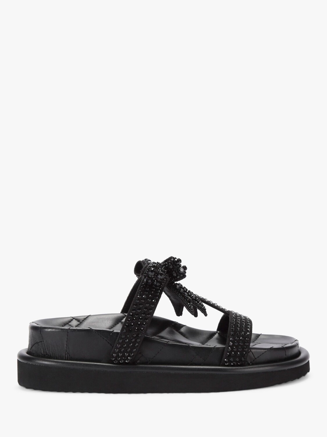 

Сандалии Orson с кристаллами и бантом Kurt Geiger London, черный