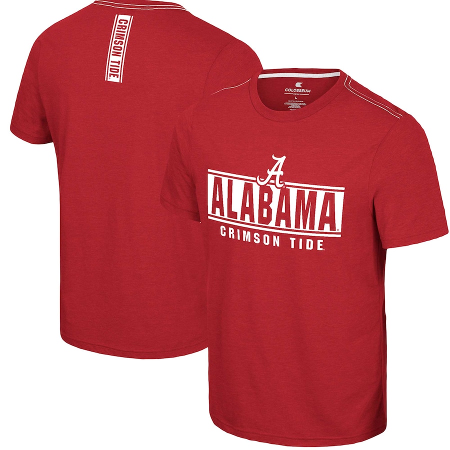 

Футболка с коротким рукавом Colosseum Alabama Crimson Tide, малиновый