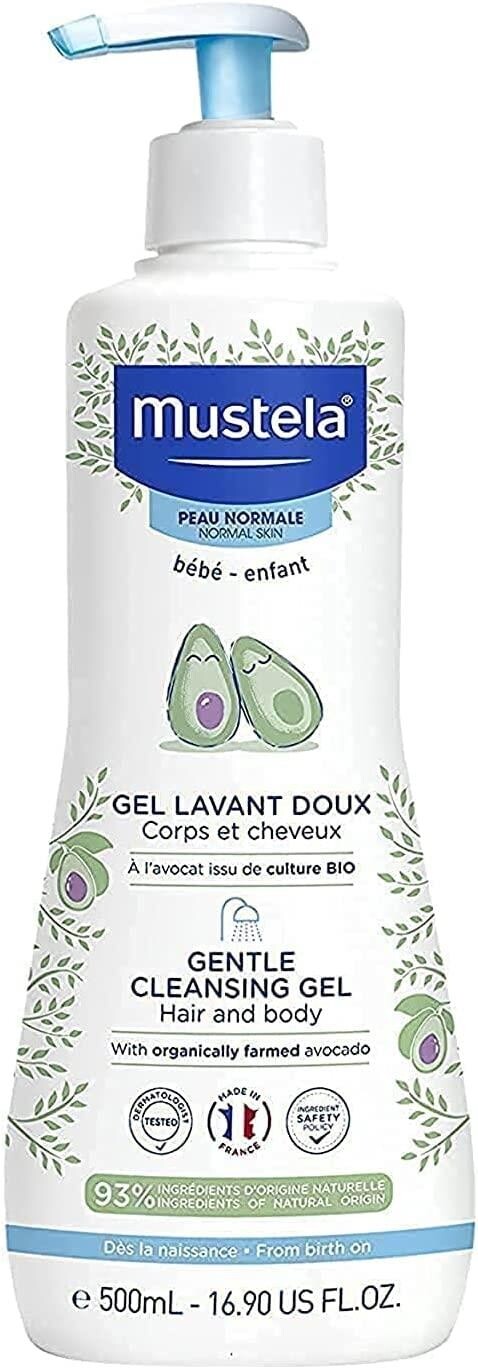 

Mustela Gentle Cleansing Gel шампунь для новорожденных 500 мл