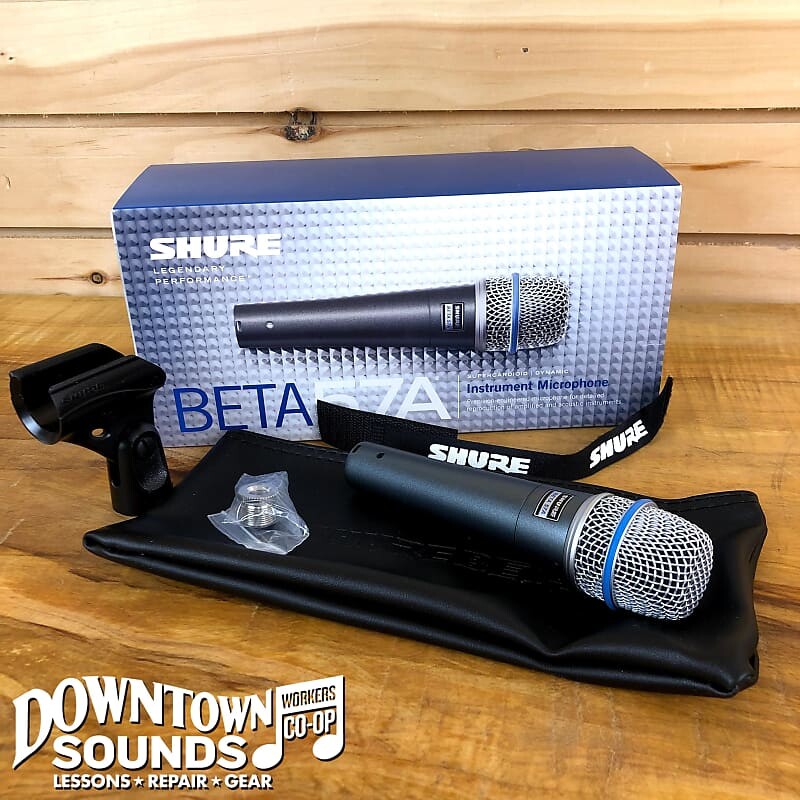 Динамический микрофон Shure BETA 57A Supercardioid Dynamic Instrument Microphone динамический микрофон shure beta 57a supercardioid dynamic instrument microphone