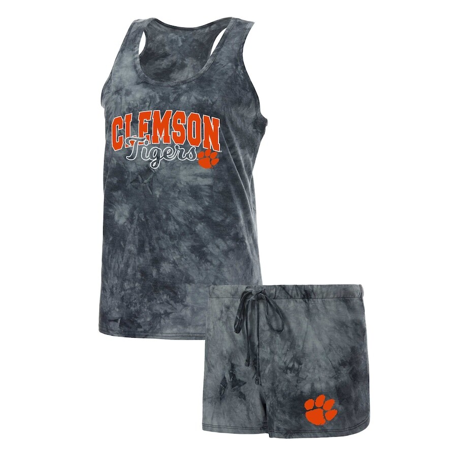 

Пижамный комплект Concepts Sport Clemson Tigers, угольный