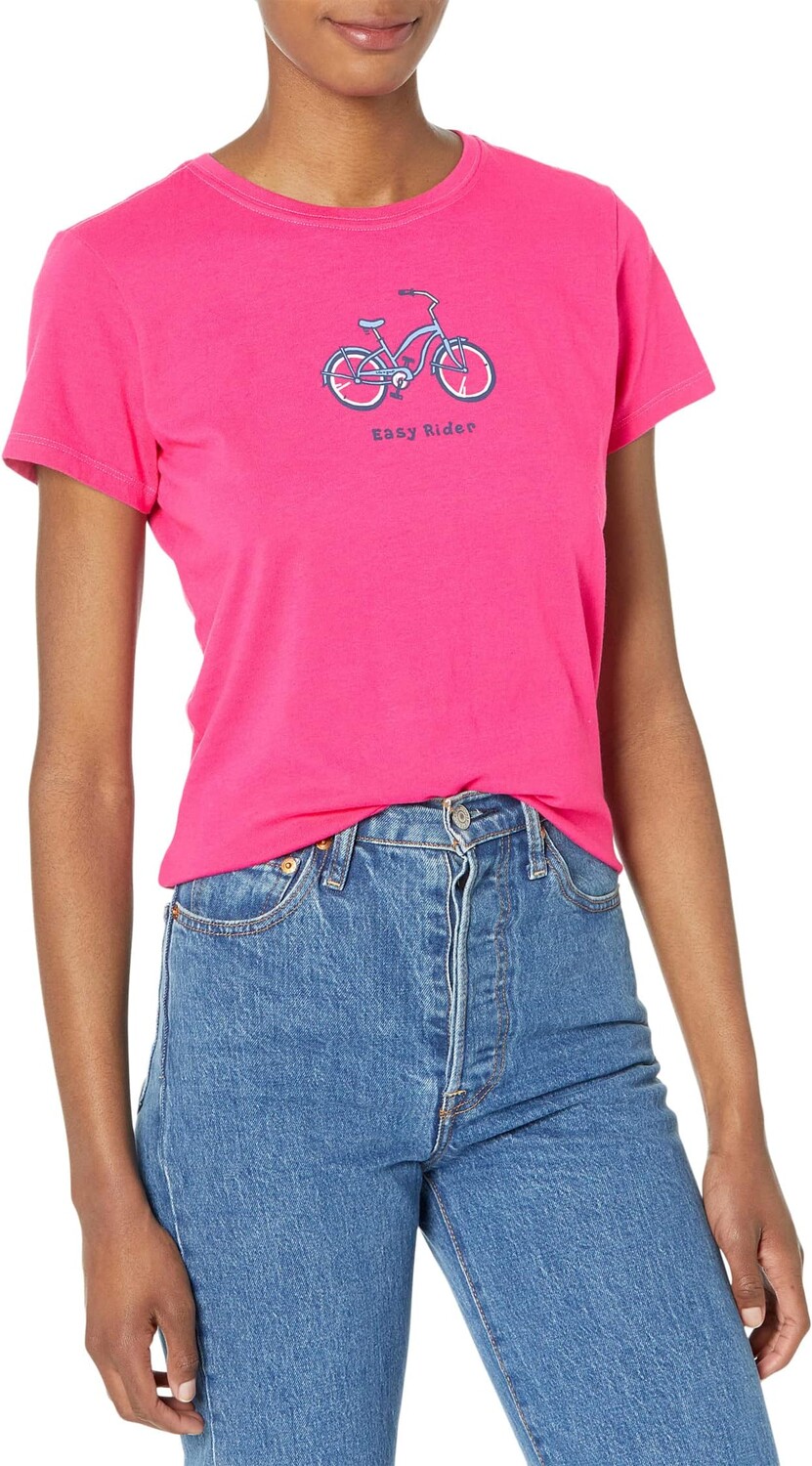

Футболка Easy Rider Bike с коротким рукавом Crusher Life is Good, цвет Raspberry Pink