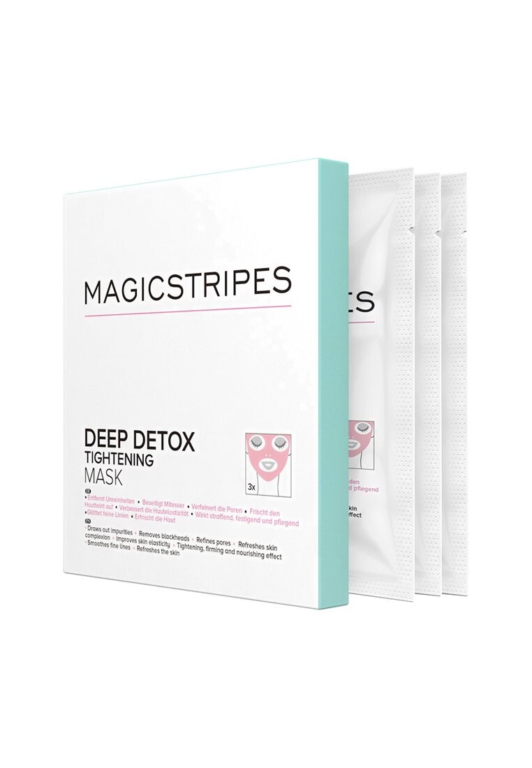 

Маска для лица Deep Detox Tightening Mask Box 3 Pack Magicstripes, цвет neutral