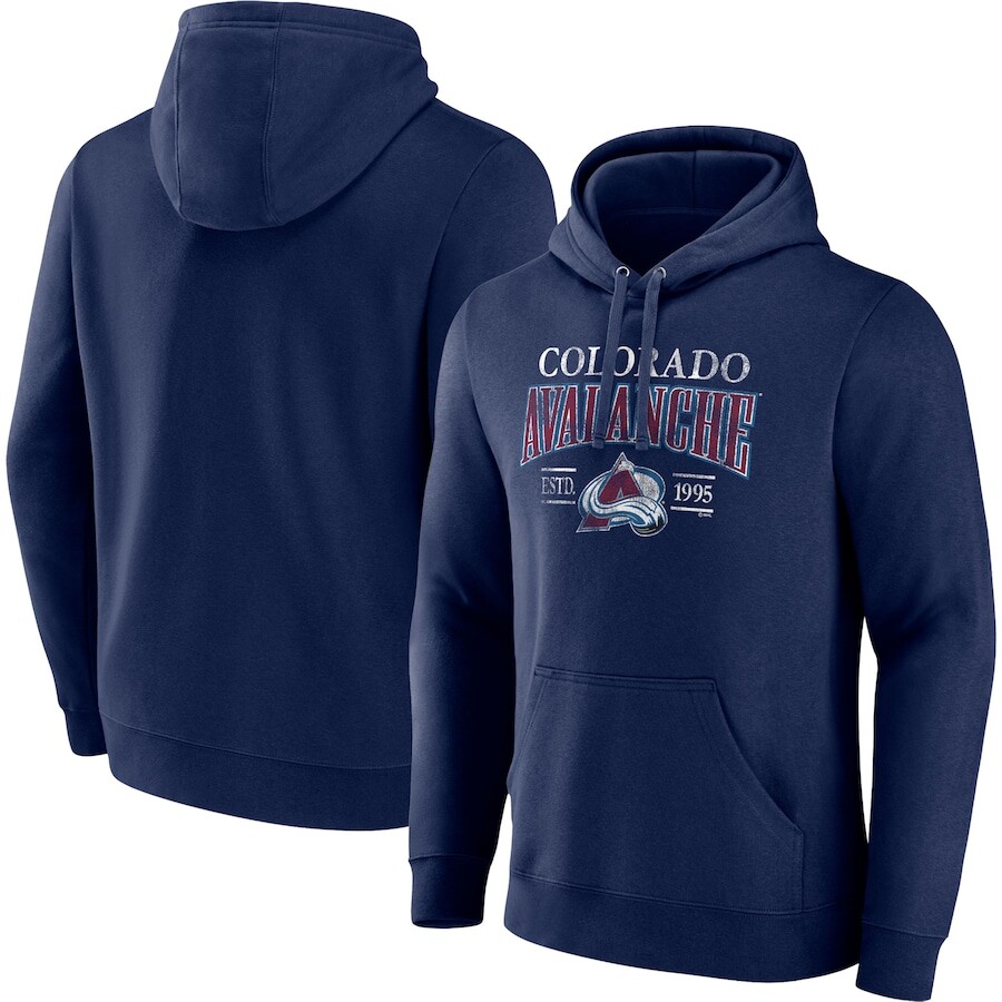 

Пуловер с капюшоном Fanatics Branded Colorado Avalanche, нави