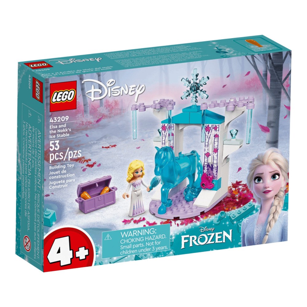 Конструктор LEGO Disney Frozen 43209 Ледяная конюшня Эльзы и Нокка конструктор lego disney frozen 43189 книга сказочных приключений эльзы и нока