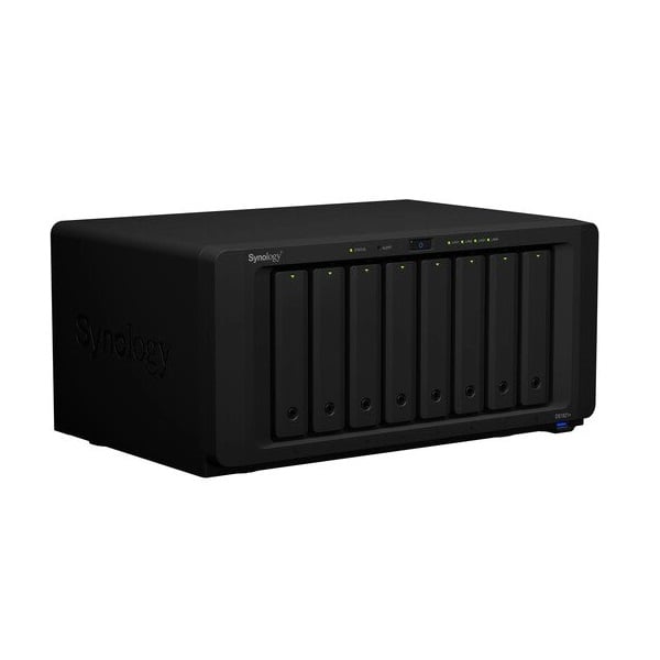 Сетевое хранилище Synology 32 Тб DS1821+ NAS с 8 отсеками с 8 дисками (8x4Тб), черный - фото