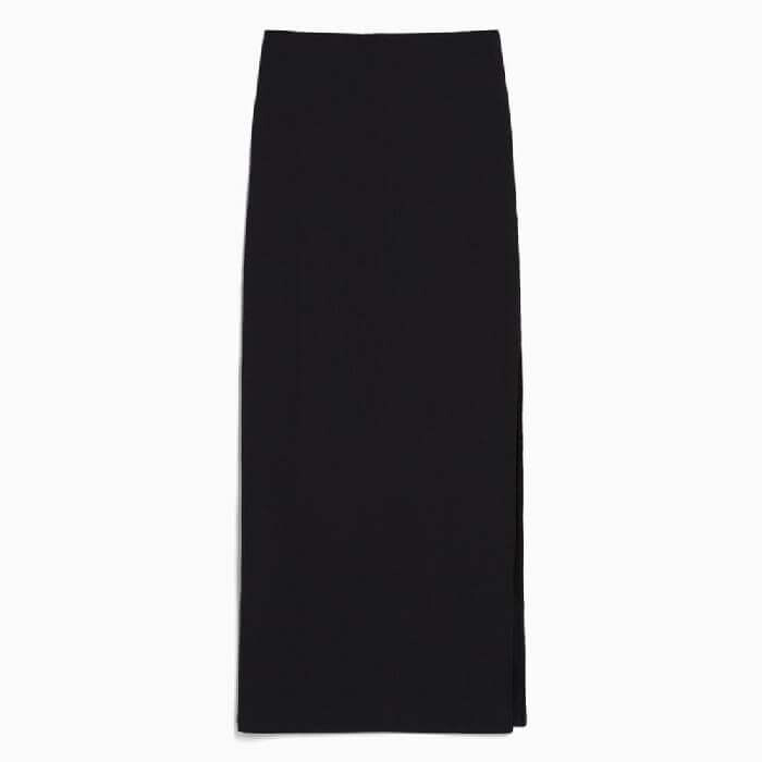 

Юбка Bershka Midi, черный