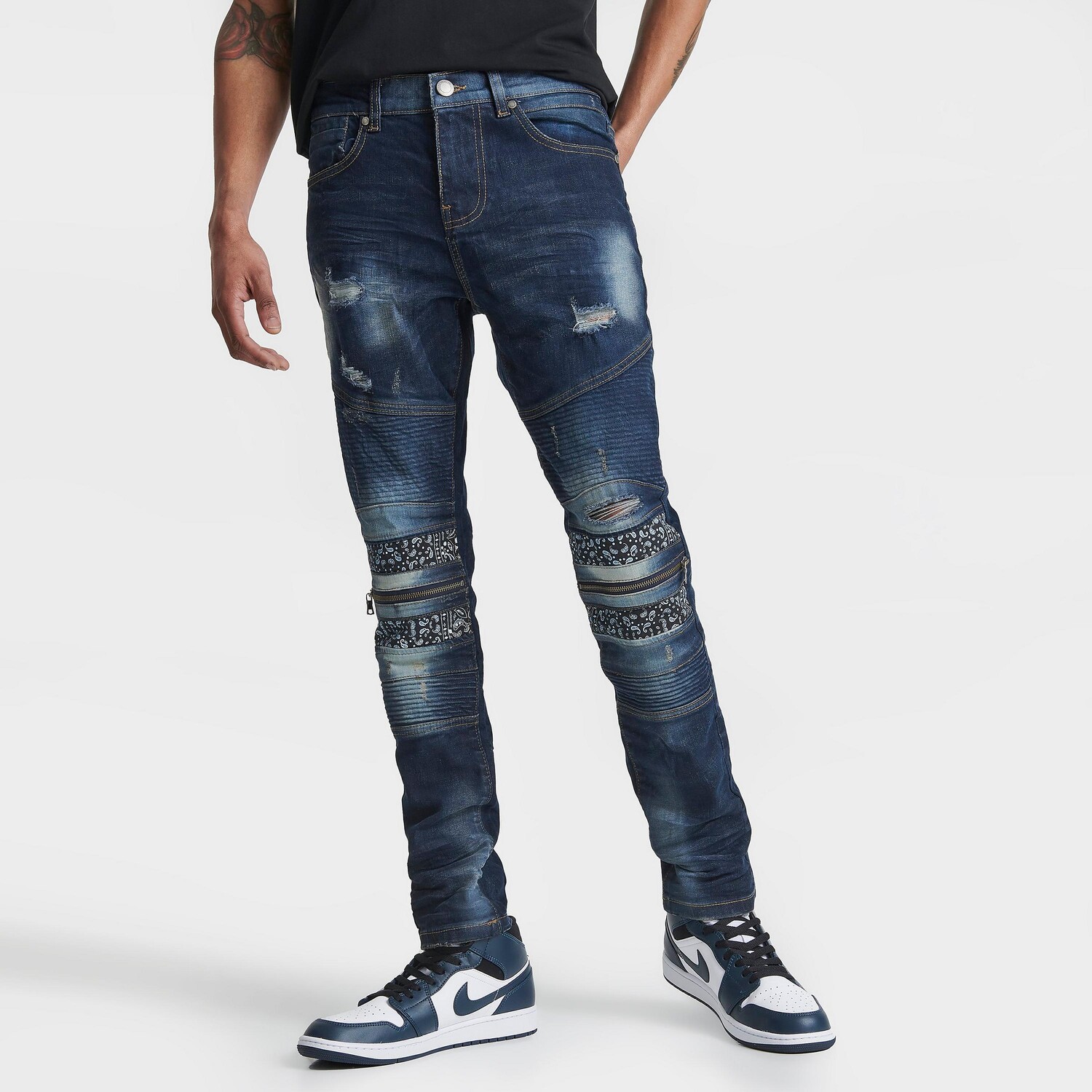 

Мужские джинсы Moto Denim Supply And Demand, синий
