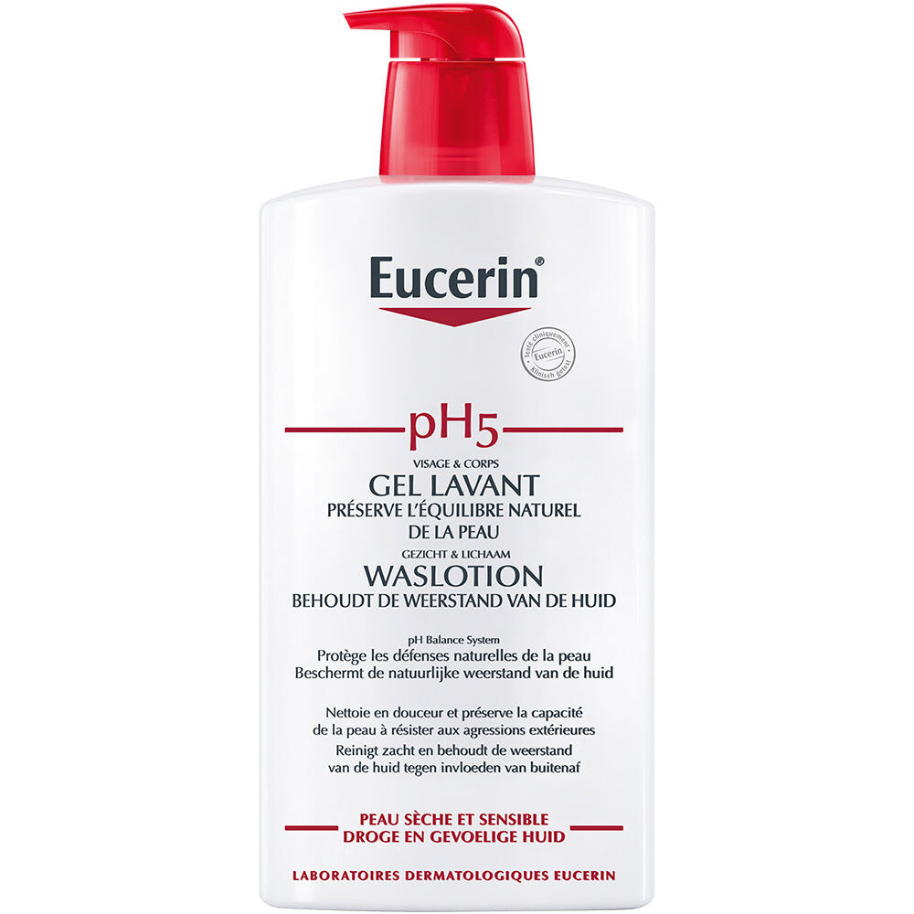 

Eucerin Нежный гель для душа pH5 Waschlotion 1000мл