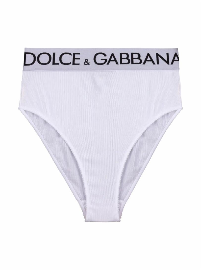 

Хлопковые трусы на высокой посадке Dolce&Gabbana