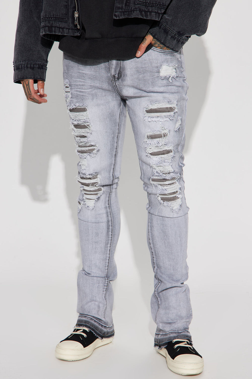 

Джинсы скинни Fashion Nova M5645D, серый