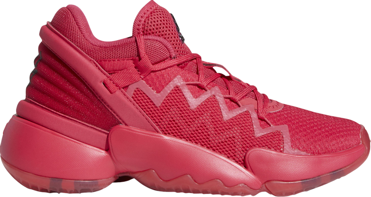 Кроссовки Adidas Crayola x D.O.N. Issue #2 J 'Power Pink', красный фото