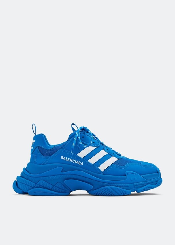 

Кроссовки BALENCIAGA x adidas Triple S sneakers, синий