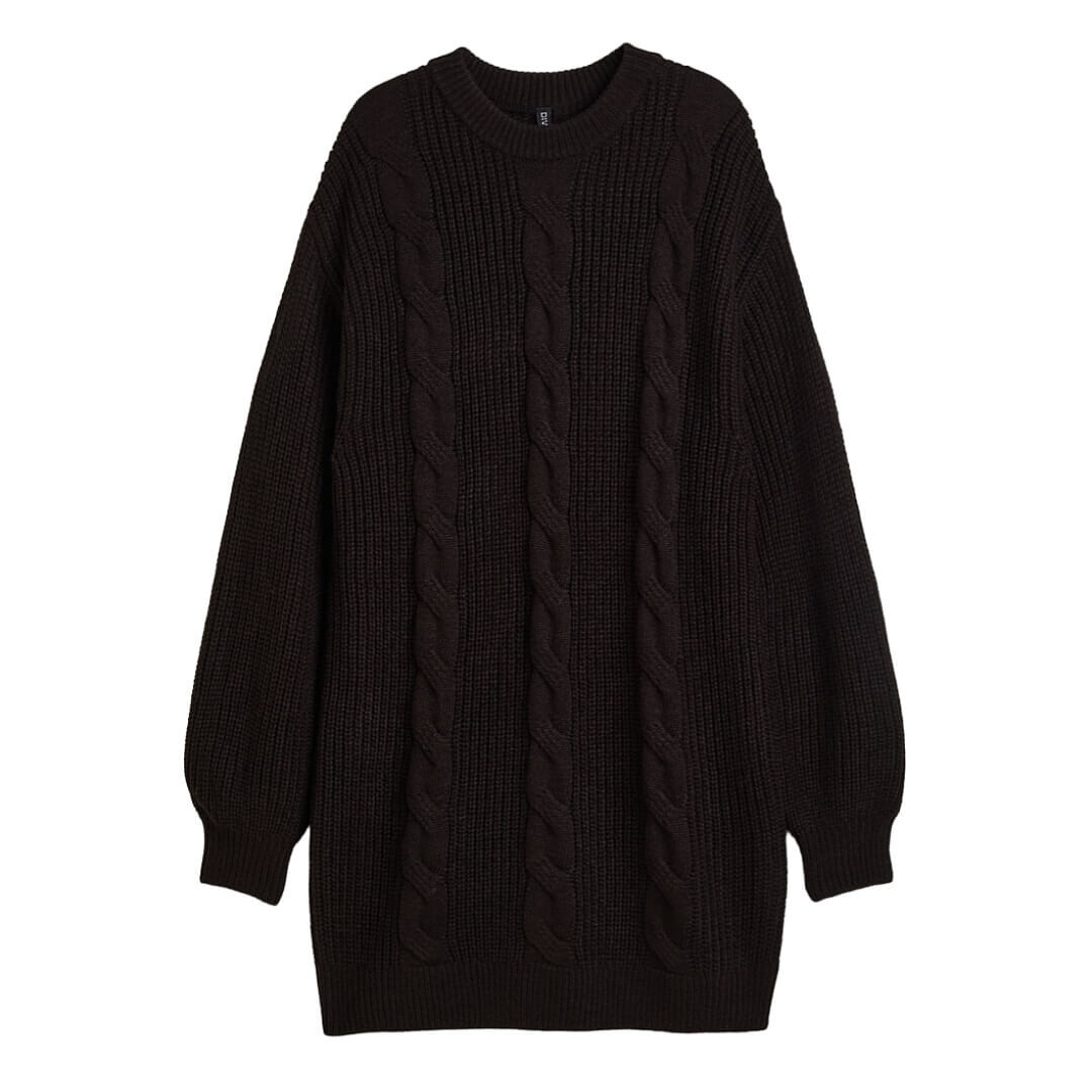 

Платье H&M Knit, черный