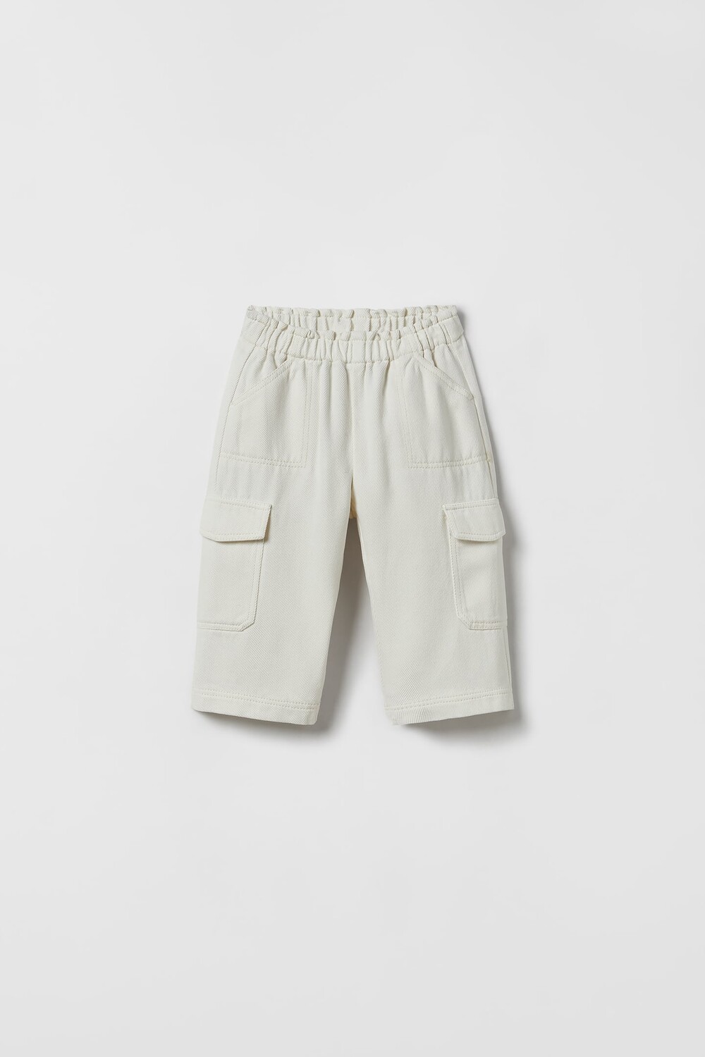 

Брюки трюки ZARA, экру