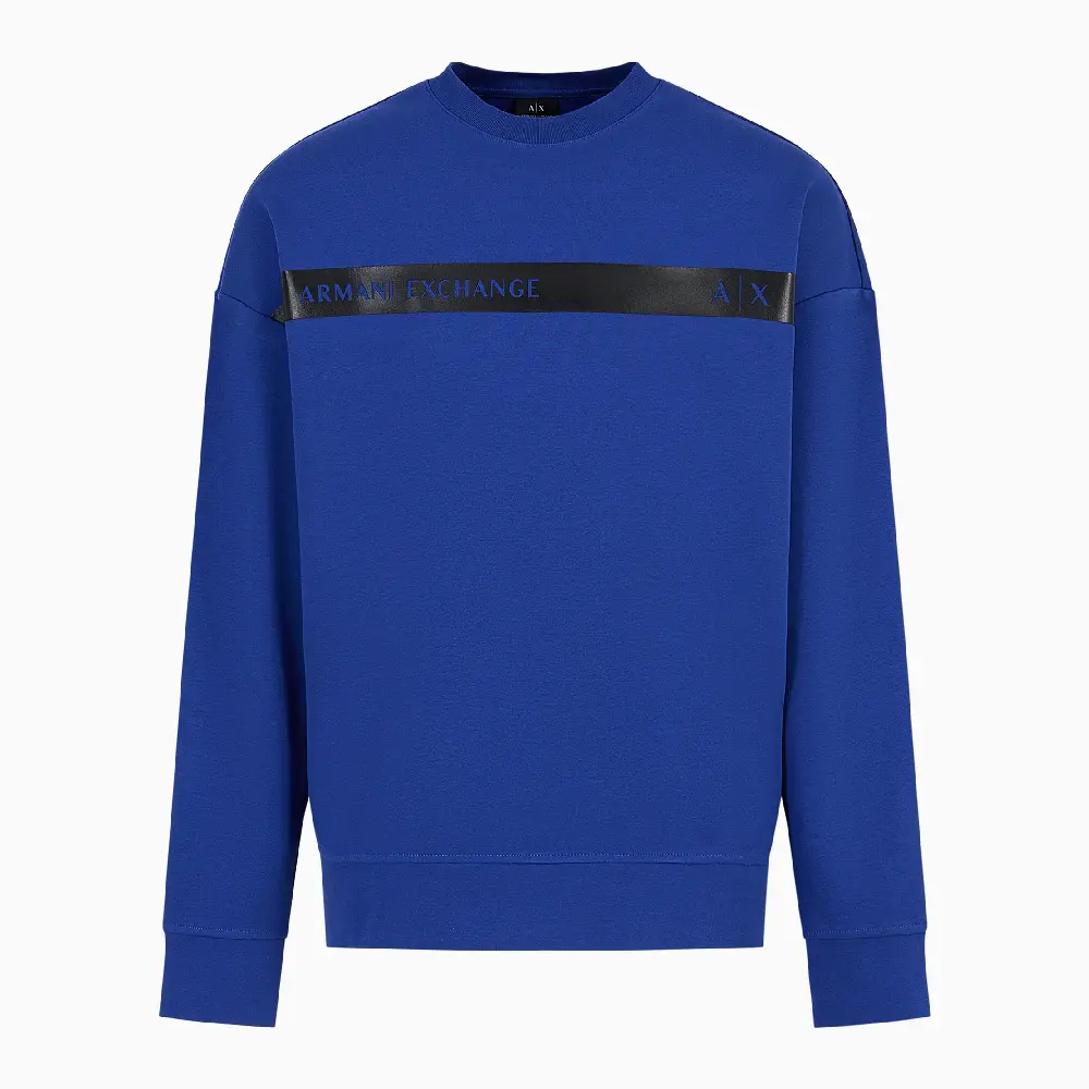

Свитшот Armani Exchange Sweatshirts Without, ярко-синий