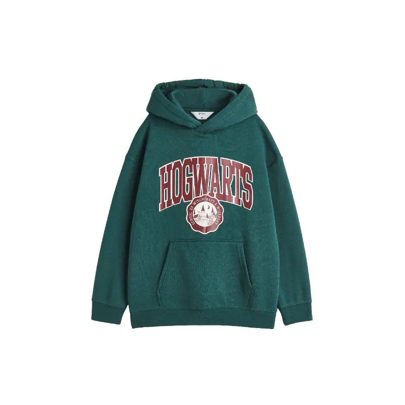 

Толстовка H&M Harry Potter Printed hoodie, темно-зеленый