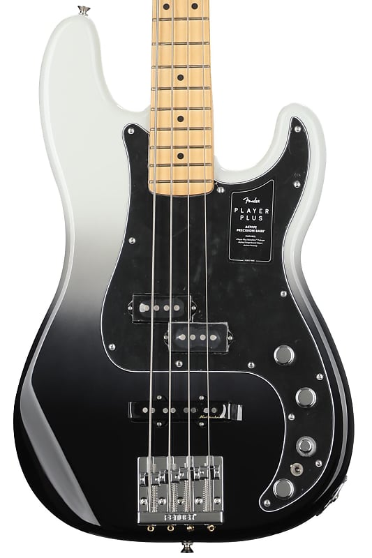 Fender Player Plus Active Precision Bass — серебристо-дымчатый с кленовой накладкой 0147362336