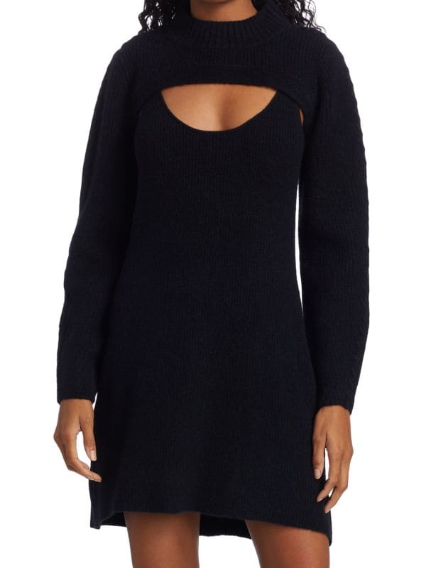 Комплект New York из двух частей: свитера и платья eve dh, черный