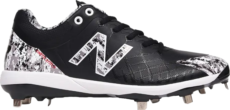 

Бутсы New Balance 4040v5 'Black Camo', черный
