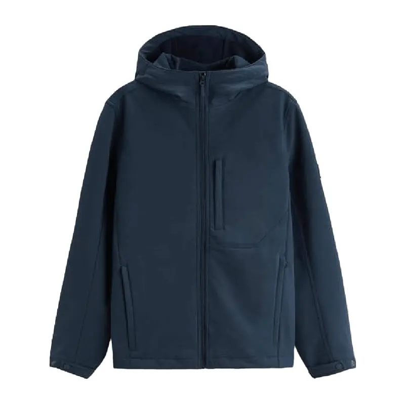 

Куртка Zara Water-Repellent Technical, темно-синий
