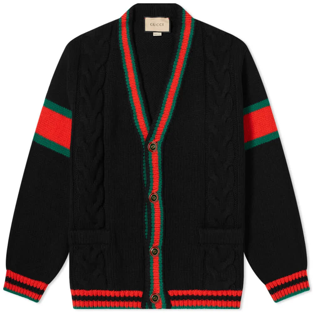 

Джемпер Gucci GRG Placket Arm Cardigan, Черный