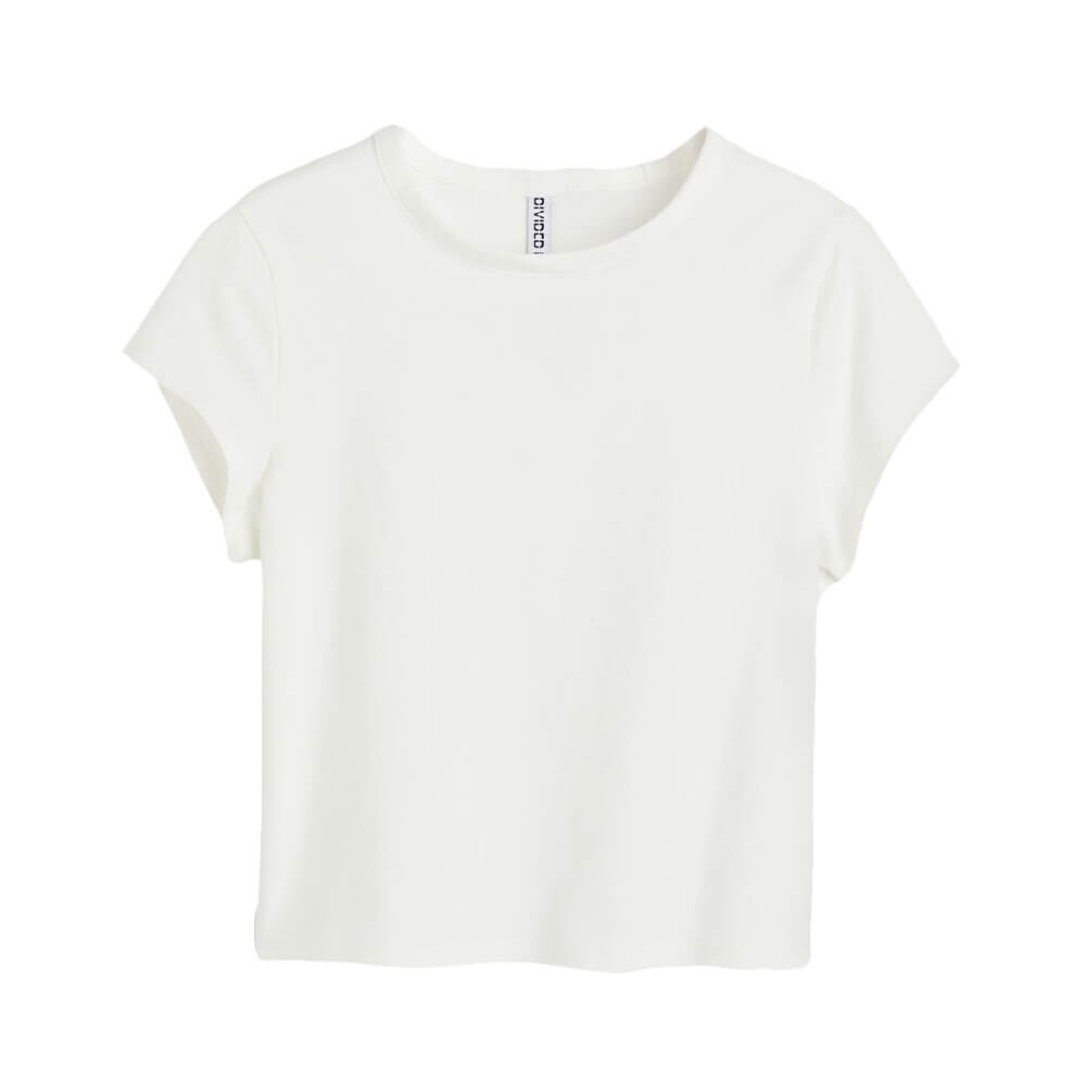 

Футболка H&M Cotton Jersey, белый