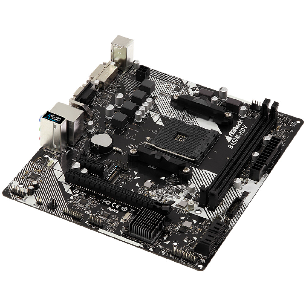 Материнская плата ASRock B450M-HDV R4.0 – купить из-за границы через сервис  «CDEK.Shopping»