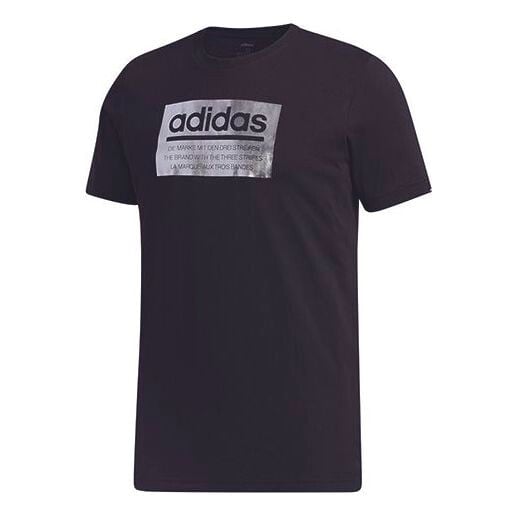 

Футболка Adidas M Foil Box T Printing Short Sleeve Black, Черный