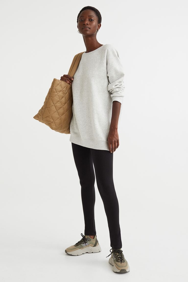 

Леггинсы из смесовой вискозы H&M, черный