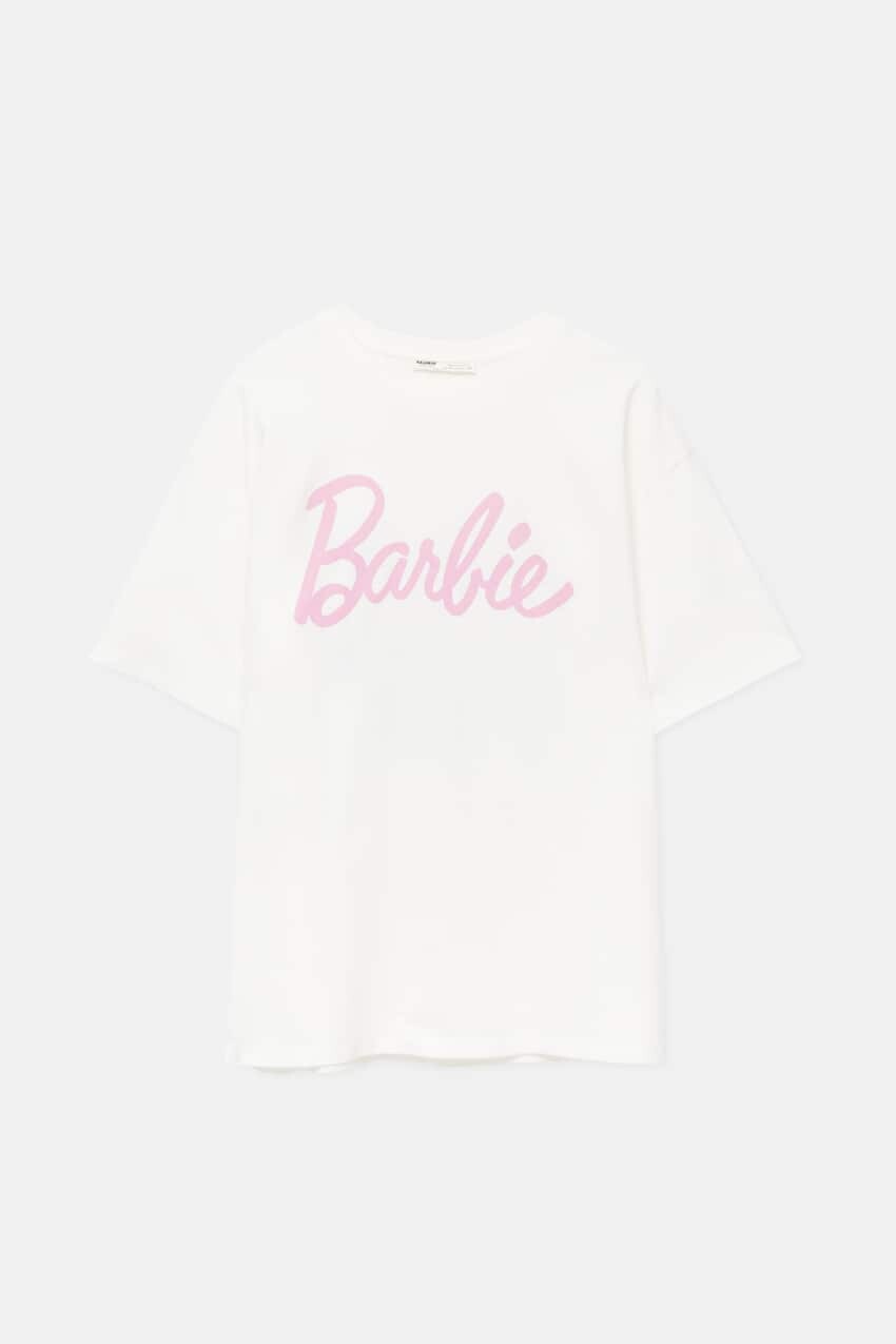 

Футболка Pull&Bear Barbie, лед, Белый